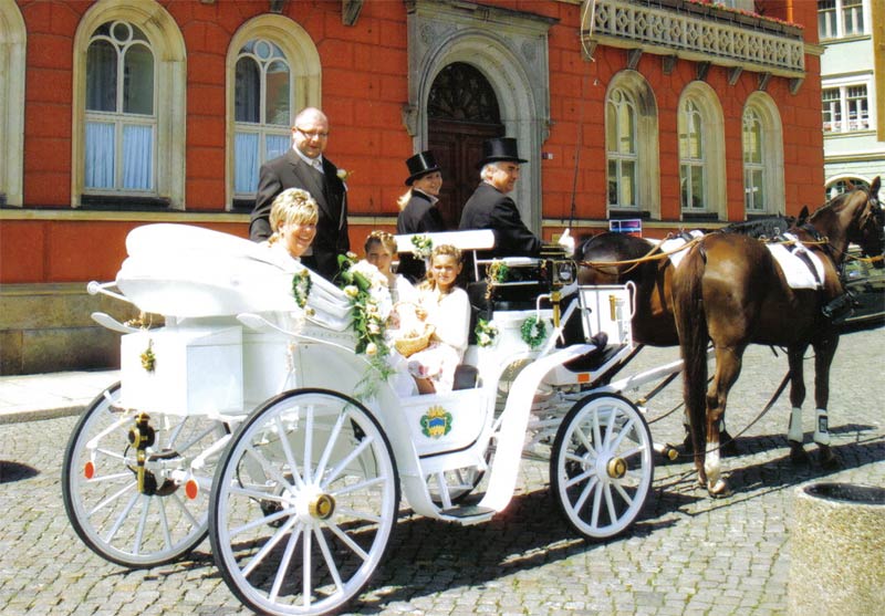 Leipziger Hochzeitskutschen Romantische Kutschfahrten Leipzig